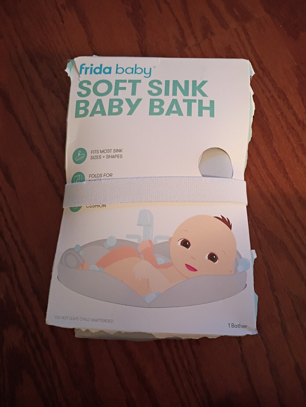 frida baby Soft Sink Baby Bath NIB Light Teal